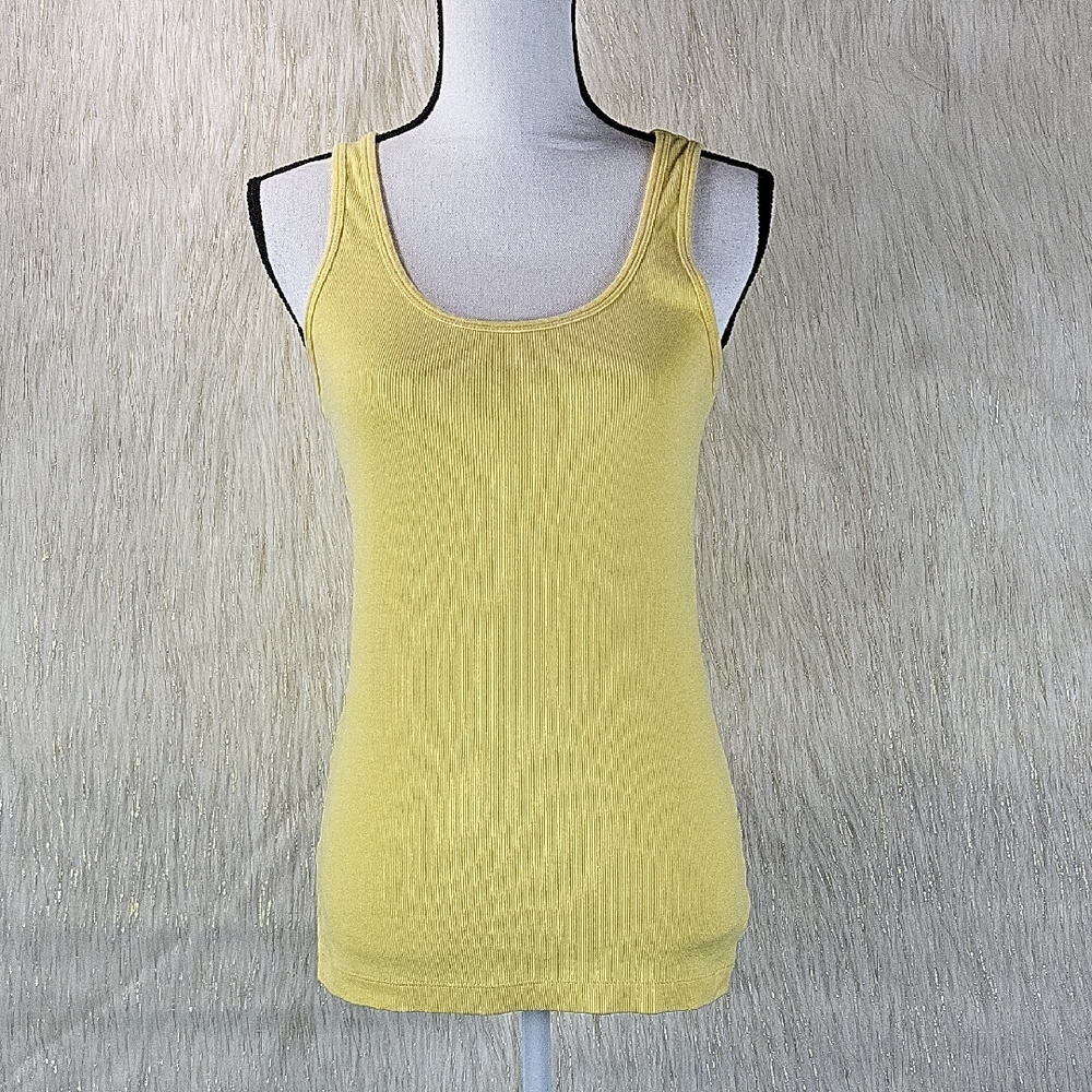 G.H. Bass & Co. Lemon Yellow Women's Tank Top